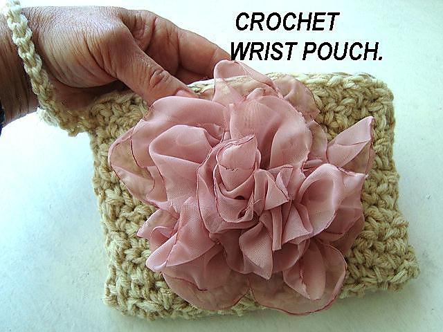 Clutch purse, wrist pouch