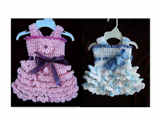 583 CROCHET DRESS, Baby, children, teen, adult