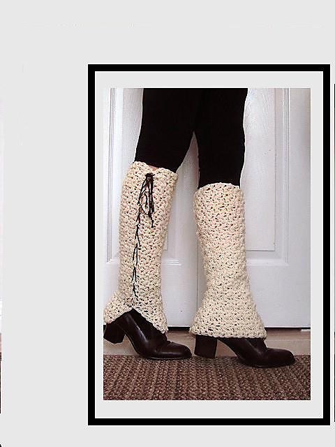 645 LACED UP LEGWARMERS