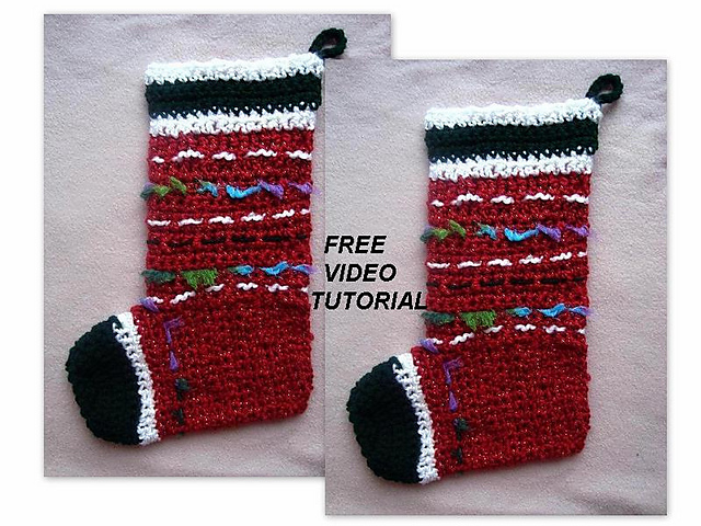 CROCHET CHRISTMAS STOCKING