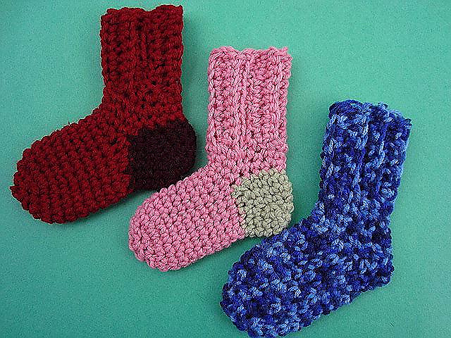 136 TODDLER CROCHET SOCKS
