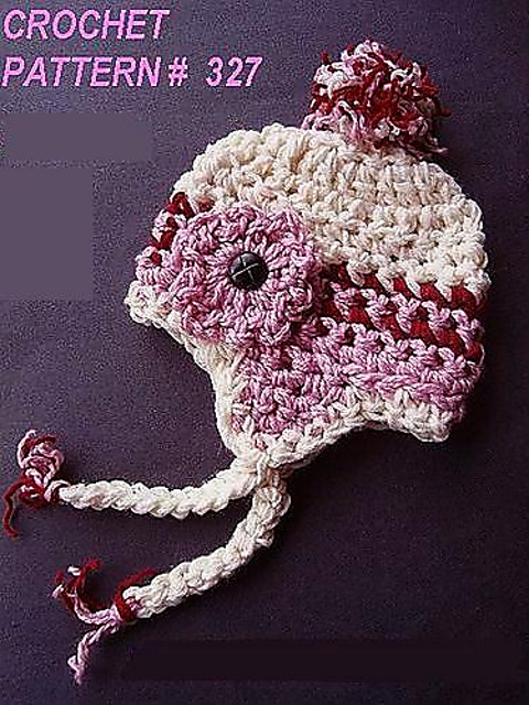327 CHUNKY EARFLAP HAT, newborn to adult