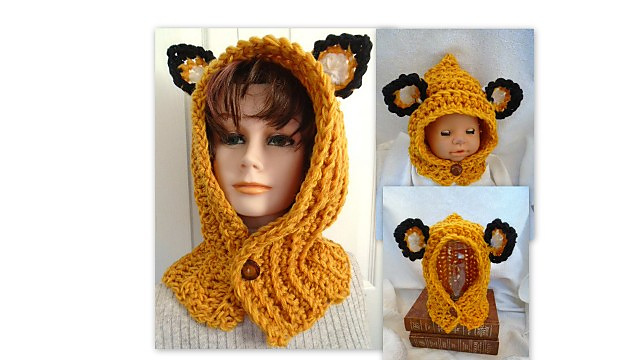 887 FOX HOOD - Halloween