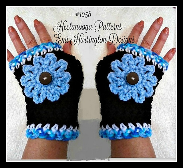 1058 Fingerless Gloves