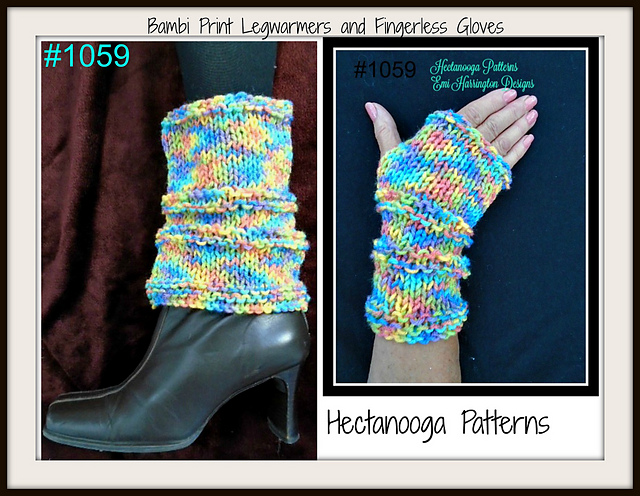 1059 - LEGWARMERS & FINGERLESS GLOVES