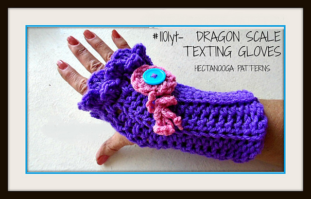 1101yt- DRAGON SCALE texting gloves