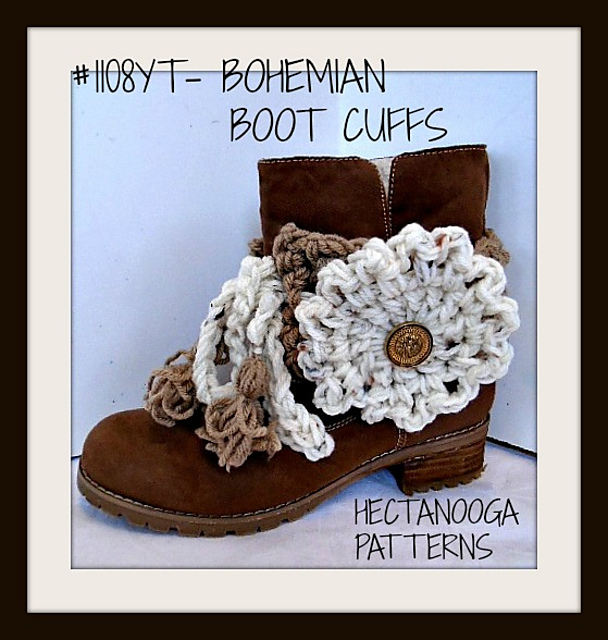 1108yt- Bohemian Boot Cuffs