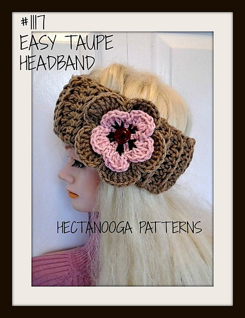 1117 - Taupe Headband
