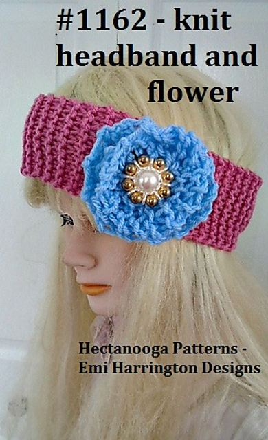 1162 - Headband and Flower