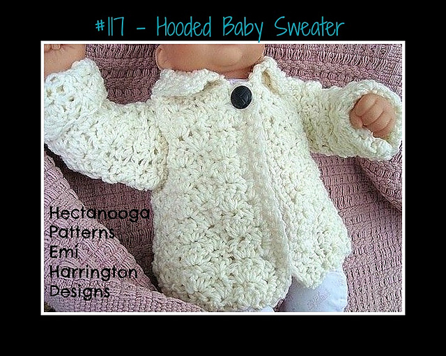 117 - Hooded Baby Sweater