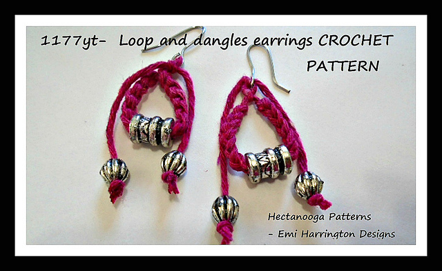 1177yt- Loop and Dangles Earrings