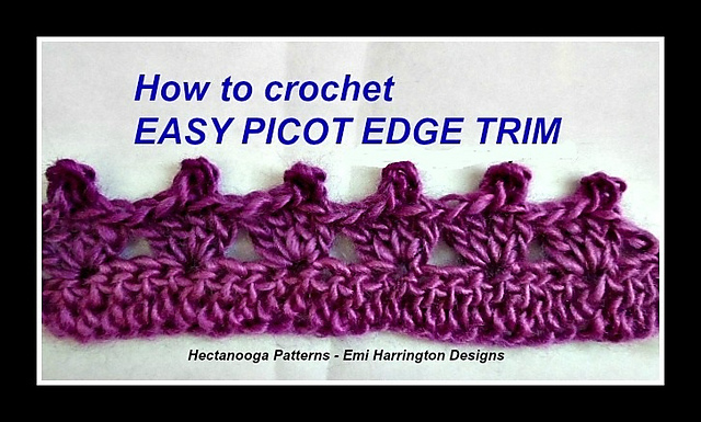 2017 - picot trim edging