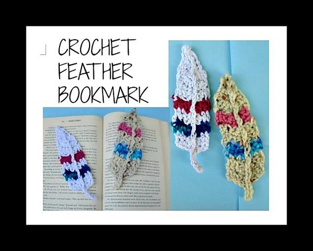 crochet feather