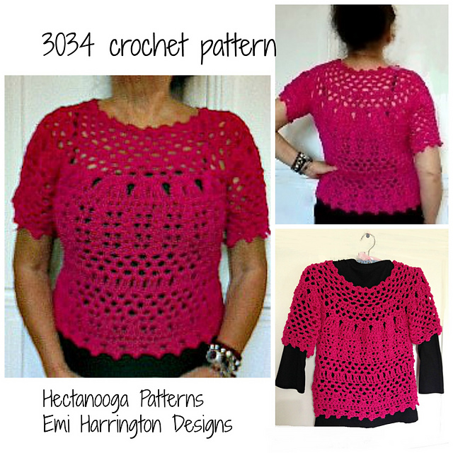 2034- pink sweater top