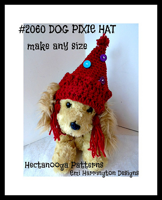 2060- DOG PIXIE HAT
