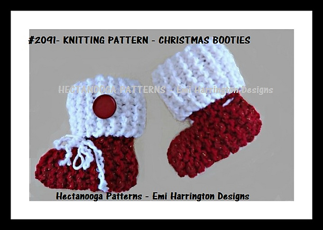 2092 - Christmas Booties