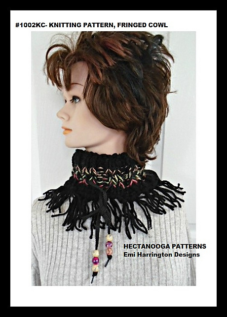 1002KC - Fringed Cowl