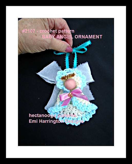 2107 - Baby Angel Christmas Ornament