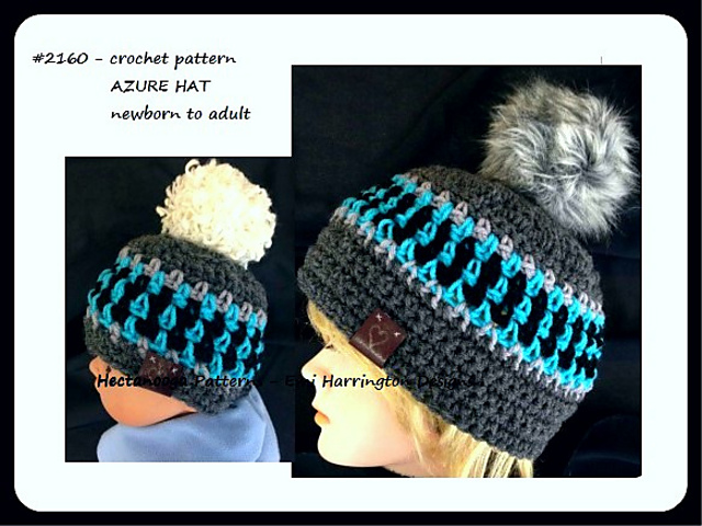 2160-Azure Hat