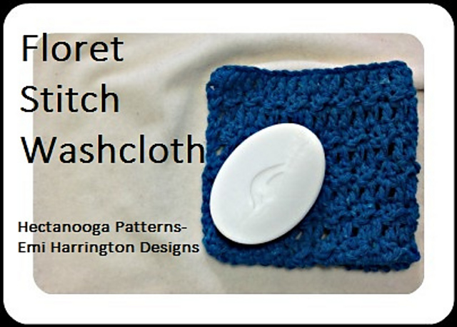 FLORET stitch washcloth