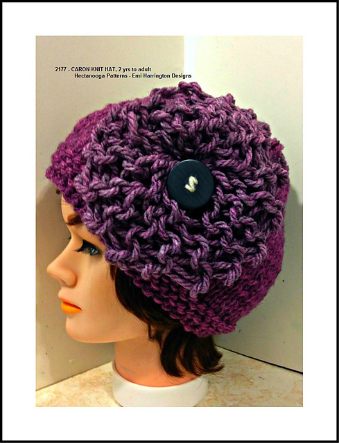 2177 - CARON KNIT HAT