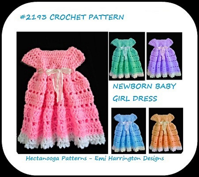 2193 - NEWBORN baby dress