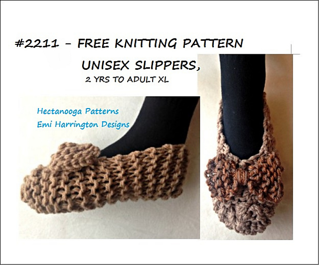 2211F- Unisex Knit Slipper