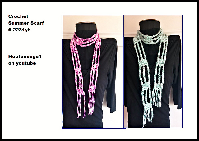 2231yt- SKINNY SUMMER SCARF