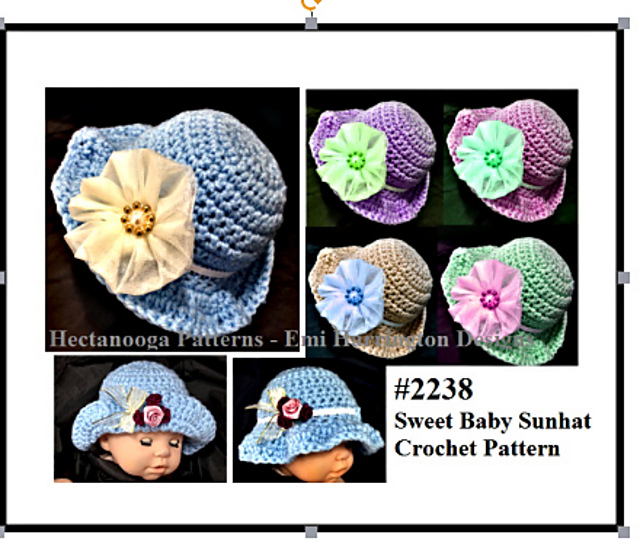2238- Sweet Baby Sunhat