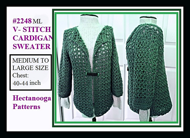 2248M-L  Vstitch Cardigan