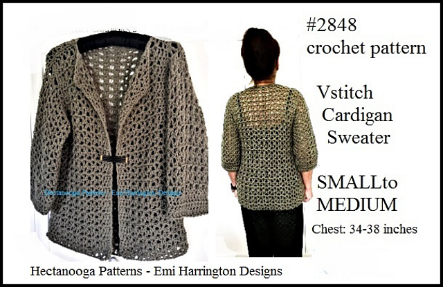 2248S-M  Vstitch Cardigan