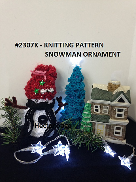 2307K- SNOWMAN CHRISTMAS ORNAMENT