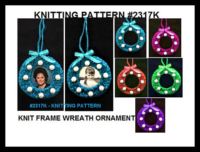 2317K- Wreath Christmas Ornament