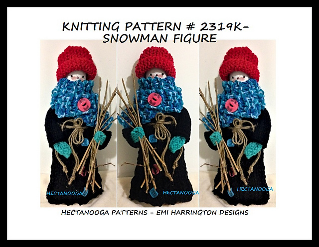 2319- Christmas Snowman Figure