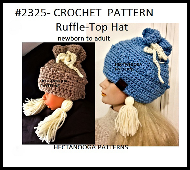 2525 - Ruffle-Top Hat