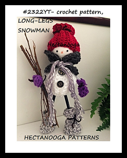 2322yt- LONG LEGS SNOWMAN