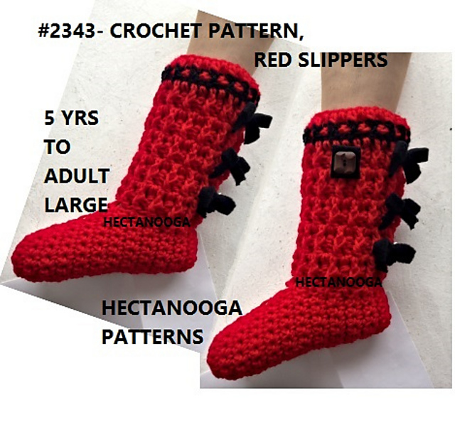 2343- RED SLIPPERS