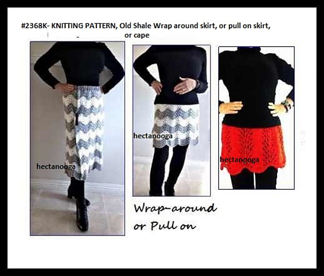 2368K- Old Shale Skirt or Cape