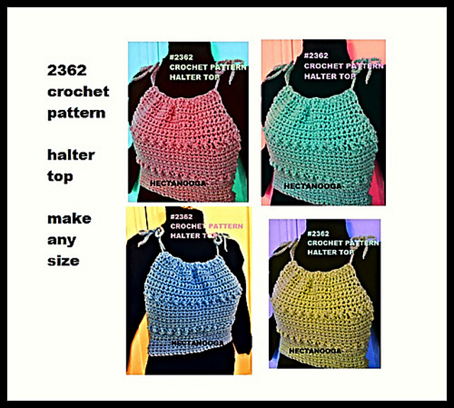 2362-Bobble Stitch Halter