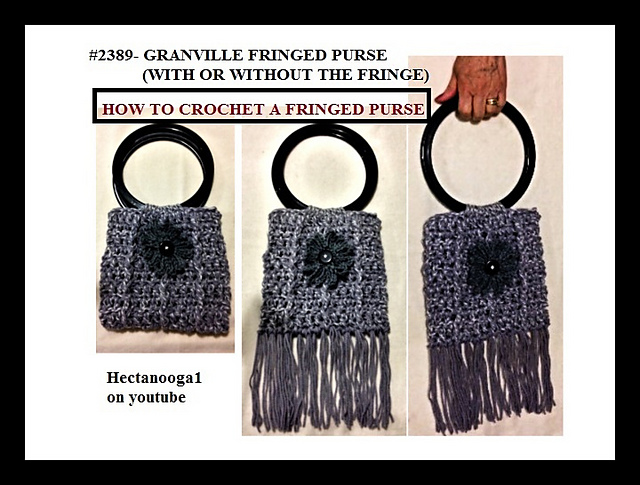2389-GRANVILLE fringed purse