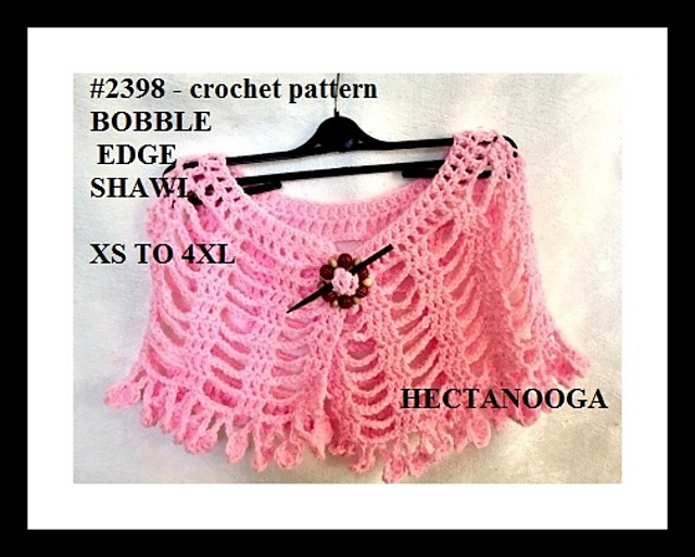 2398-Bobble Edge Shawl