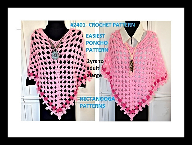 2401- EASIEST Poncho