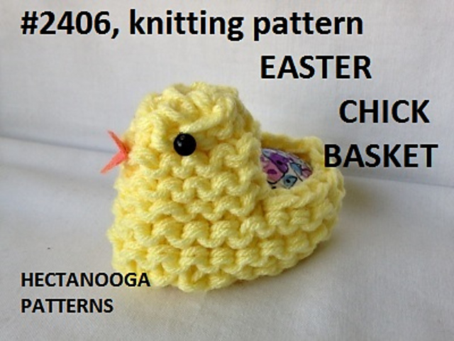 2406- EASTER chick basket