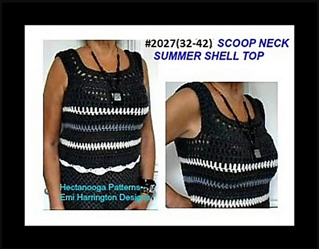 2027(32-42) - SCOOP NECK Top