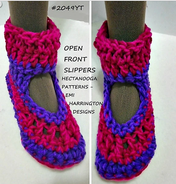 2049yt - Open Front Slipper