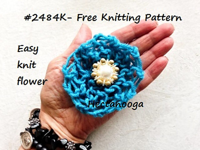 2484K- Easy Knit Flower