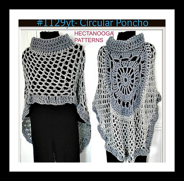 1128yt- Marly Asymmetrical Poncho