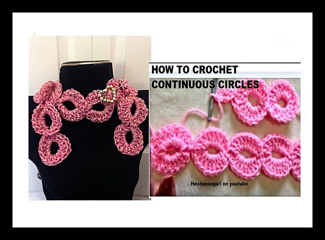 Continuous ring scarf
