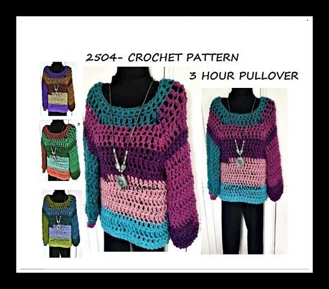 2504-Super Bulky Pullover