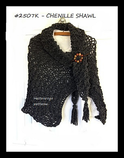 2507-Chenille Shawl